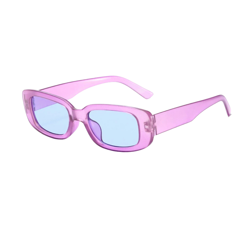 Óculos Multicolor – Estilo Retrô com Armação Pequena e Cores Vibrantes