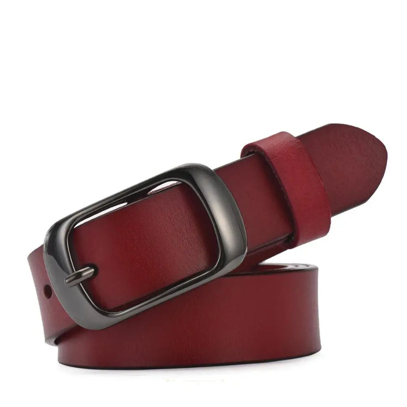 Cinto Casual Unissex em Couro Genuíno – Básico e Elegante
