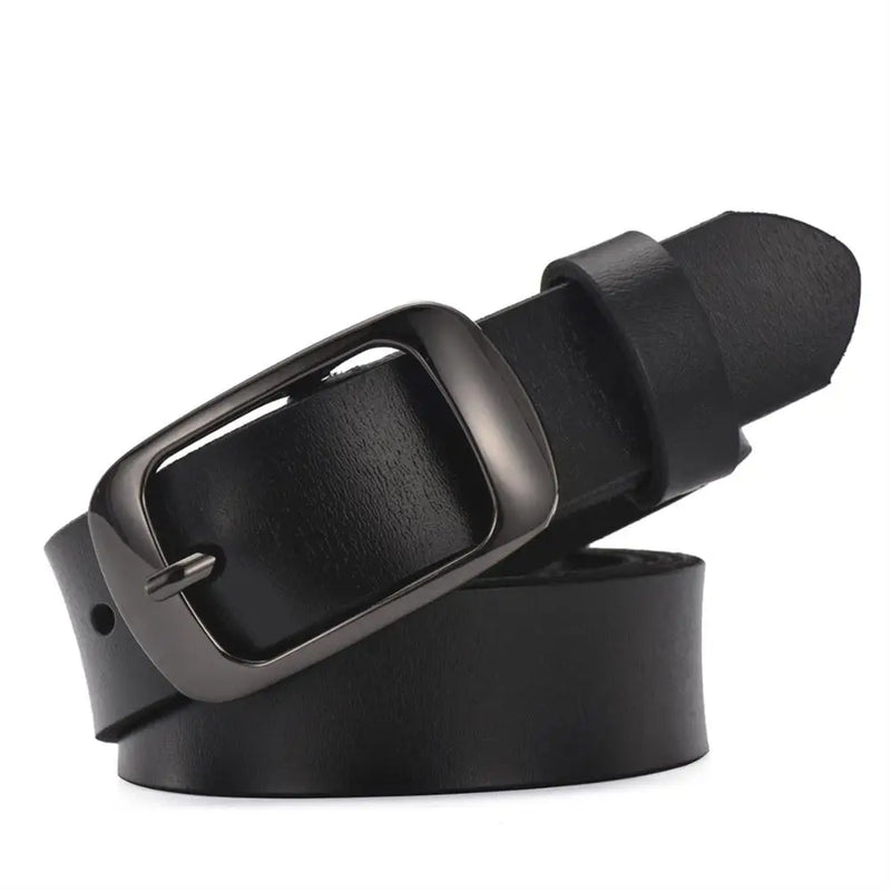 Cinto Casual Unissex em Couro Genuíno – Básico e Elegante