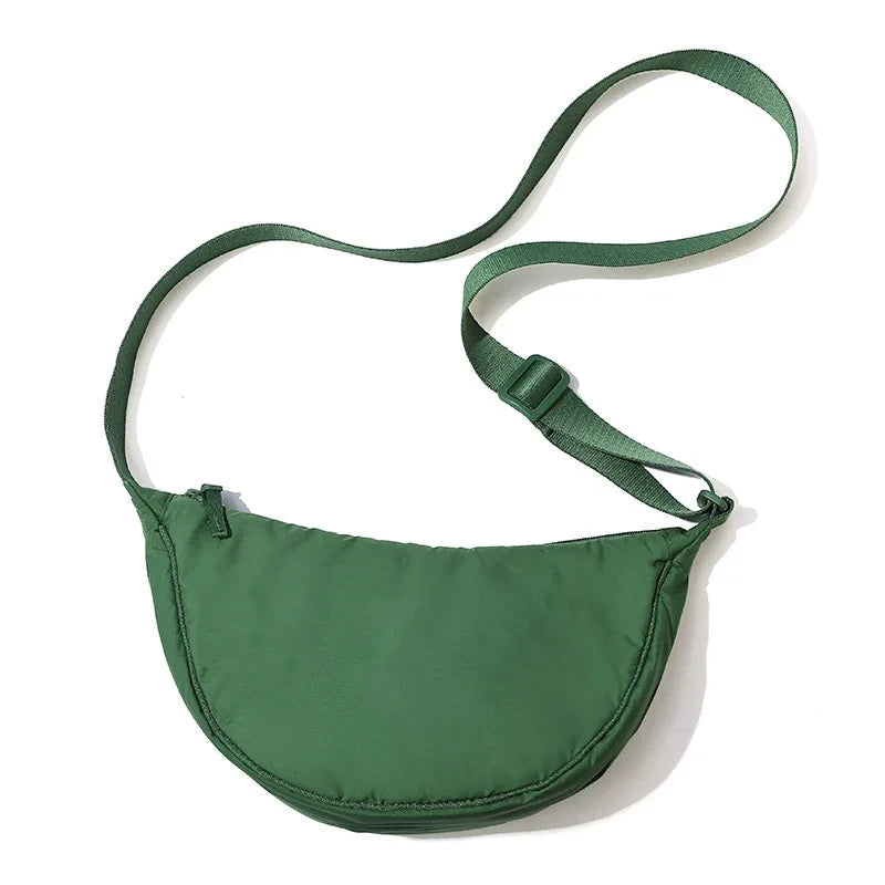 Bolsa Feminina Tiracolo de Tecido Pequena Vintage Casual
