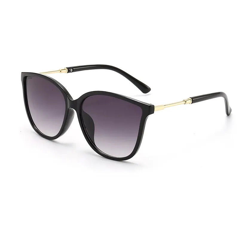 Óculos Vintage Cat Eye Feminino – Estilo Retrô com Lentes Espelhadas Fashion