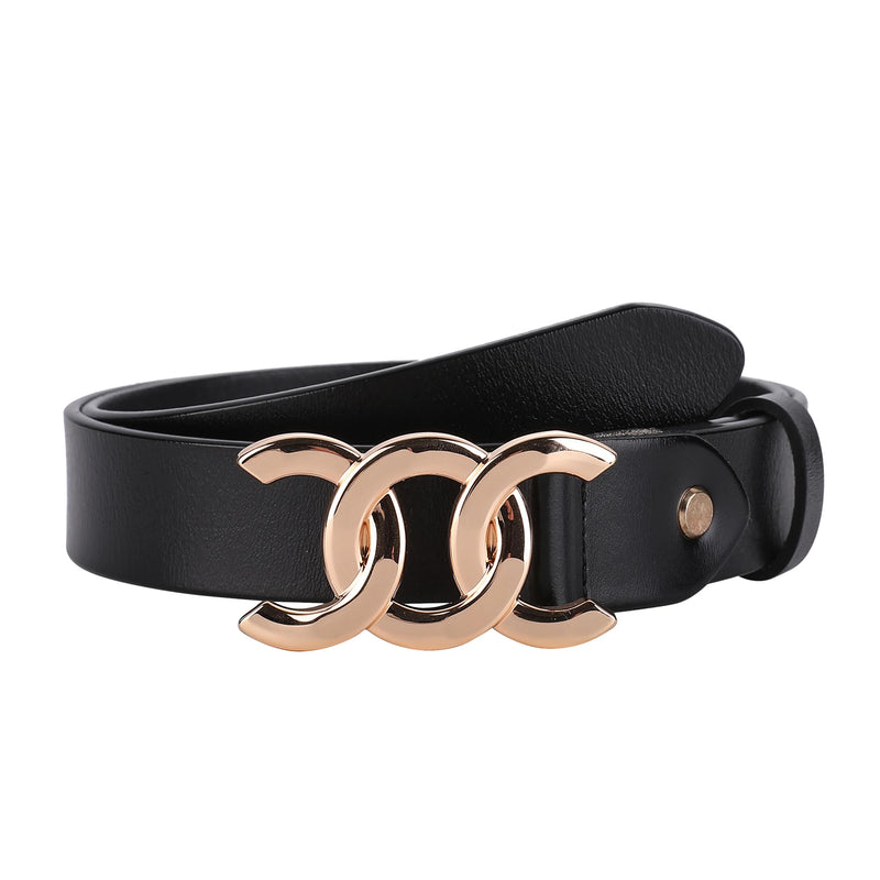 Cinto Feminino Fino Couro Legítimo Versátil