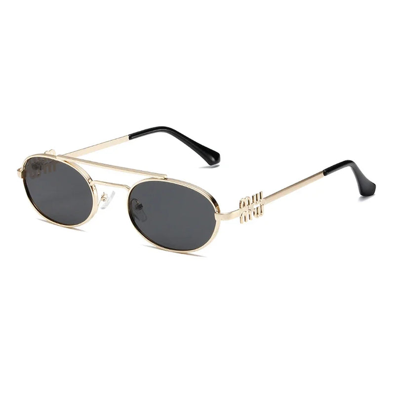 Óculos Oval Retro 2025 – Sofisticação Atemporal com Design Feminino Minimalista