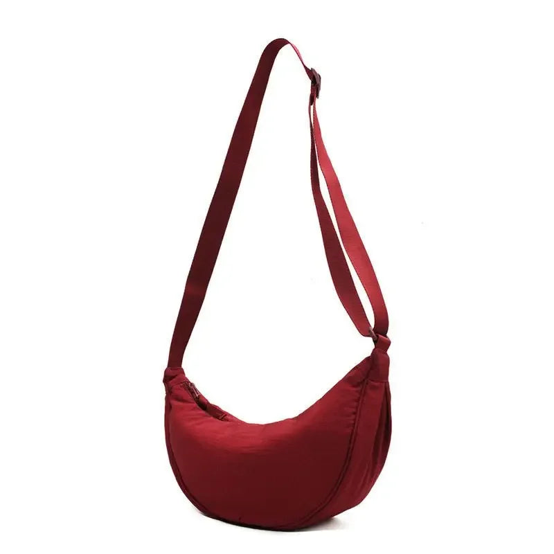 Bolsa Feminina Tiracolo de Tecido Pequena Vintage Casual