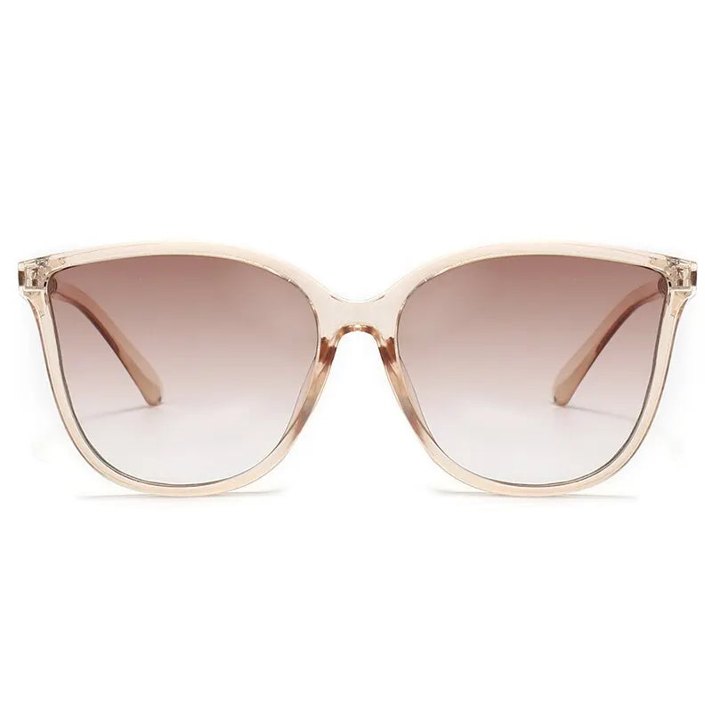Óculos Vintage Cat Eye Feminino – Estilo Retrô com Lentes Espelhadas Fashion