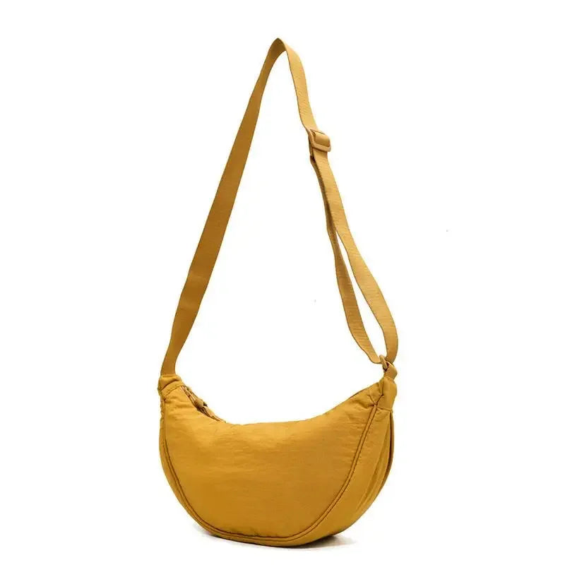 Bolsa Feminina Tiracolo de Tecido Pequena Vintage Casual