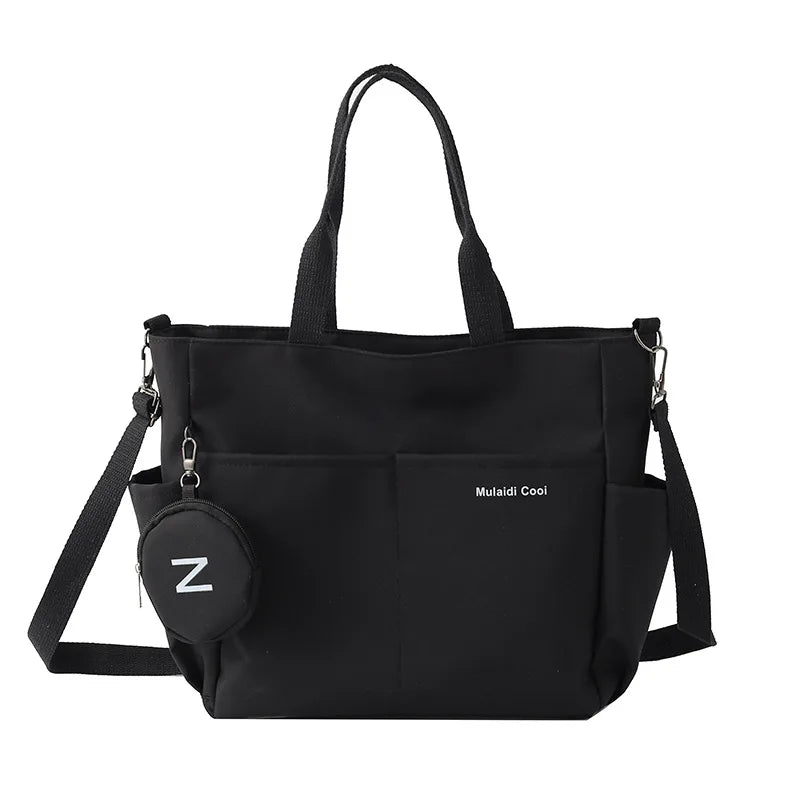 Bolsa de Viagem Feminina Grande com Mini Bolsa – Impermeável em Nylon
